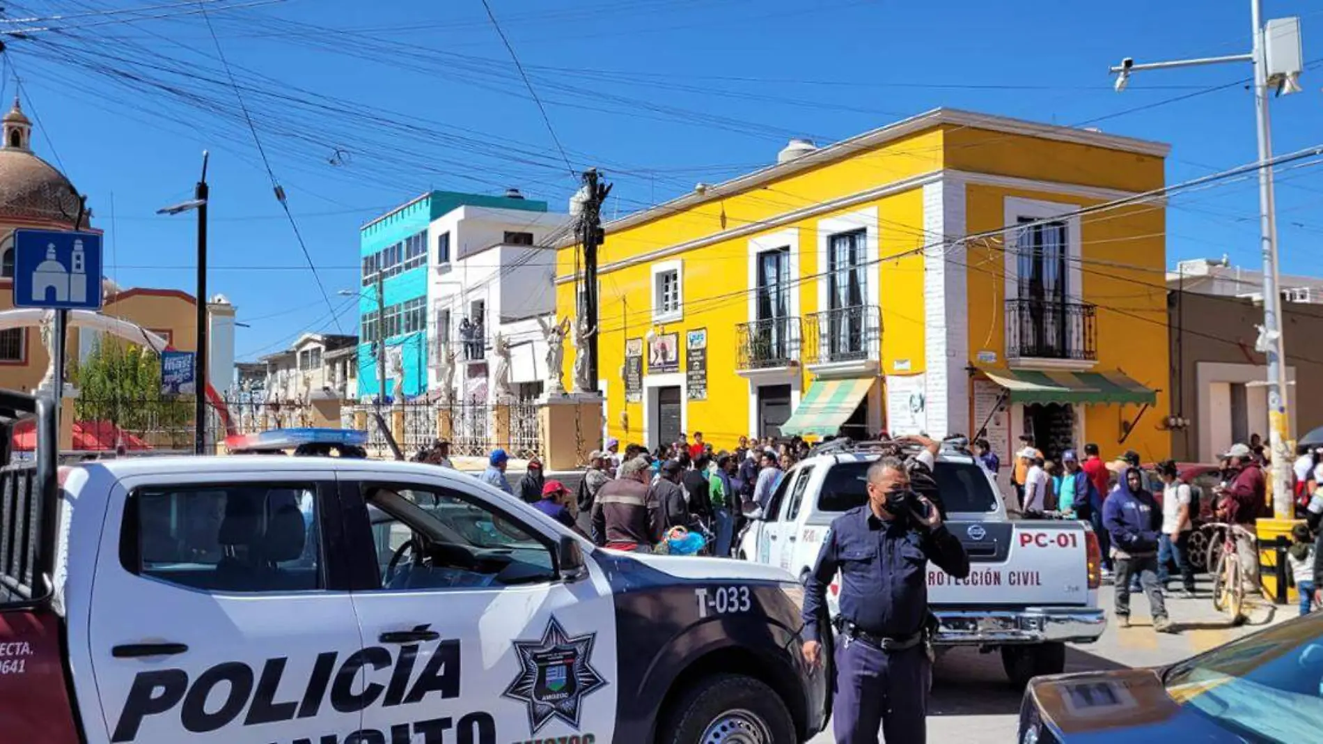 Un hombre de la tercera edad pierde la vida en pleno centro de Amozoc tras un percance vial